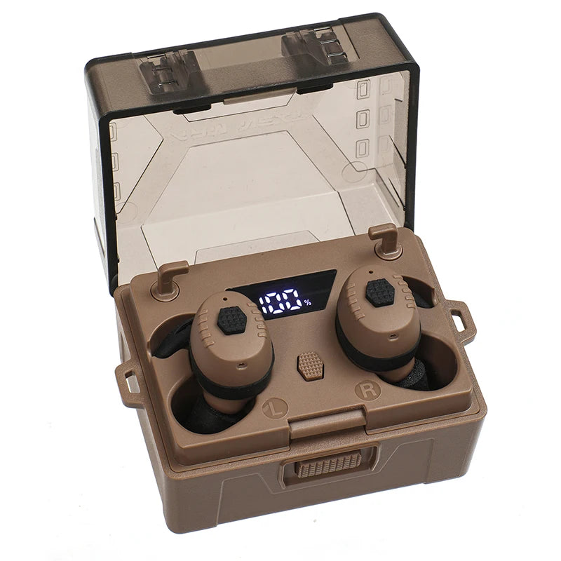 Professional Electronic Shooting Earplugs Advanced Noise Canceling Hearing Safety Protection Earmuff for Hunting Tactical