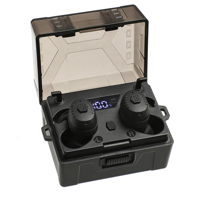 Professional Electronic Shooting Earplugs Advanced Noise Canceling Hearing Safety Protection Earmuff for Hunting Tactical