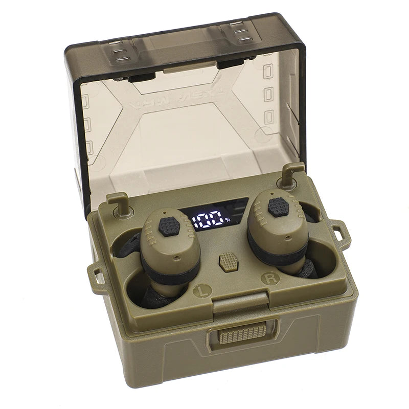 Professional Electronic Shooting Earplugs Advanced Noise Canceling Hearing Safety Protection Earmuff for Hunting Tactical